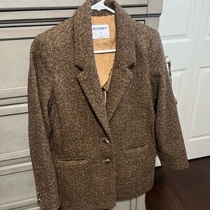 Old Navy Tan Herringbone Jacket